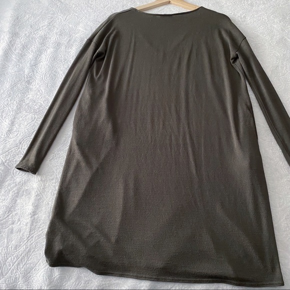 Aritzia Wilfred’s tunic Long Sleeve Knit Dress W/Pockets shirtdress shirt dress - Picture 7 of 9
